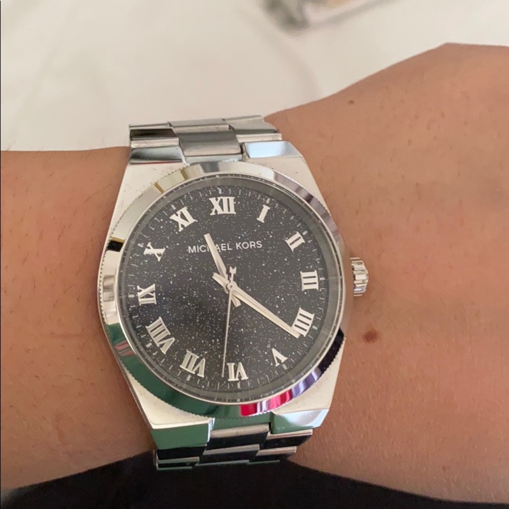 Silver Michael kors watch